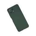 BUĞZ Xiaomi Mi 11 Lite Kılıf Nano İçi Kadife Silikon - Koyu Yeşil