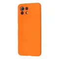 BUĞZ Xiaomi Mi 11 Lite Kılıf Nano İçi Kadife Silikon - Turuncu