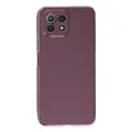 BUĞZ Xiaomi Mi 11 Lite Kılıf Volet Silikon - Mor