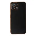 BUĞZ Xiaomi Mi 11 Lite Kılıf Volet Silikon - Siyah