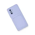 BUĞZ Xiaomi Mi 11i Kılıf Kelvin Kartvizitli Silikon - Lila