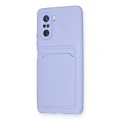 BUĞZ Xiaomi Mi 11i Kılıf Kelvin Kartvizitli Silikon - Lila