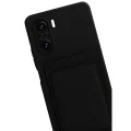BUĞZ Xiaomi Mi 11i Kılıf Kelvin Kartvizitli Silikon - Siyah