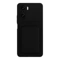BUĞZ Xiaomi Mi 11i Kılıf Kelvin Kartvizitli Silikon - Siyah