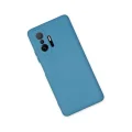 BUĞZ Xiaomi Mi 11t Pro Kılıf Nano İçi Kadife Silikon - Mavi