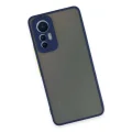 BUĞZ Xiaomi Mi 12 Lite Kılıf Montreal Silikon Kapak - Lacivert