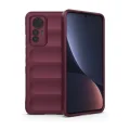 BUĞZ Xiaomi Mi 12 Lite Kılıf Optimum Silikon - Bordo