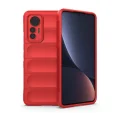 BUĞZ Xiaomi Mi 12 Lite Kılıf Optimum Silikon - Kırmızı