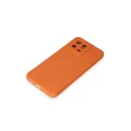 BUĞZ Xiaomi Mi 13 Kılıf Nano İçi Kadife Silikon - Turuncu