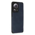 BUĞZ Xiaomi Mi 13 Lite Kılıf Loop Deri Silikon - Lacivert