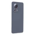 BUĞZ Xiaomi Mi 13 Lite Kılıf Nano İçi Kadife Silikon - Gri