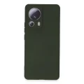 BUĞZ Xiaomi Mi 13 Lite Kılıf Nano İçi Kadife Silikon - Koyu Yeşil