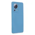BUĞZ Xiaomi Mi 13 Lite Kılıf Nano İçi Kadife Silikon - Mavi