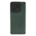 BUĞZ Xiaomi Mi 13 Pro Kılıf Loop Deri Silikon - Yeşil