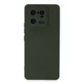 BUĞZ Xiaomi Mi 13 Pro Kılıf Nano İçi Kadife Silikon - Koyu Yeşil