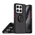 BUĞZ Xiaomi Mi 14t Pro Kılıf Montreal Yüzüklü Silikon Kapak - Siyah