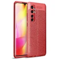 BUĞZ Xiaomi Mi Note 10 Lite Kılıf Auto Focus Kapak - Kırmızı