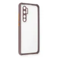 BUĞZ Xiaomi Mi Note 10 Lite Kılıf Miami Şeffaf Silikon - Açık Mor