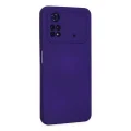 BUĞZ Xiaomi Poco M4 Pro 4g Kılıf Nano İçi Kadife Silikon - Mor