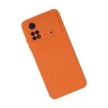 BUĞZ Xiaomi Poco M4 Pro 4g Kılıf Nano İçi Kadife Silikon - Turuncu