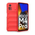 BUĞZ Xiaomi Poco M4 Pro 4g Kılıf Optimum Silikon - Kırmızı