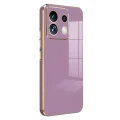 BUĞZ Xiaomi Poco M6 Pro 4g Kılıf Volet Silikon - Mor