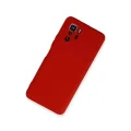 BUĞZ Xiaomi Poco X3 Gt Kılıf Nano İçi Kadife Silikon - Kırmızı