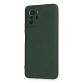 BUĞZ Xiaomi Poco X3 Gt Kılıf Nano İçi Kadife Silikon - Koyu Yeşil