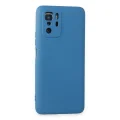 BUĞZ Xiaomi Poco X3 Gt Kılıf Nano İçi Kadife Silikon - Mavi
