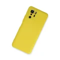BUĞZ Xiaomi Poco X3 Gt Kılıf Nano İçi Kadife Silikon - Sarı