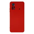 BUĞZ Xiaomi Poco X4 Pro 5g Kılıf Nano İçi Kadife Silikon - Kırmızı