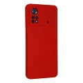 BUĞZ Xiaomi Poco X4 Pro 5g Kılıf Nano İçi Kadife Silikon - Kırmızı
