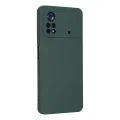 BUĞZ Xiaomi Poco X4 Pro 5g Kılıf Nano İçi Kadife Silikon - Koyu Yeşil