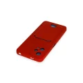 BUĞZ Xiaomi Poco X5 5g Kılıf Kelvin Kartvizitli Silikon - Kırmızı