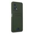 BUĞZ Xiaomi Poco X5 5g Kılıf Kelvin Kartvizitli Silikon - Koyu Yeşil