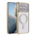 BUĞZ Xiaomi Poco X6 Pro Joke Simli Magneticsafe Kılıf - Gold