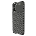 BUĞZ Xiaomi Poco X7 Pro Kılıf Auto Focus Karbon Kapak - Siyah