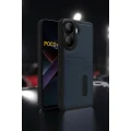 BUĞZ Xiaomi Poco X7 Pro Kılıf Sara Kartvizitli Deri Kılıf - Siyah