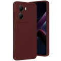 BUĞZ Xiaomi Poco X7 Pro Viera Silikon - Bordo