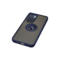 BUĞZ Xiaomi Redmi 10 2022 Kılıf Montreal Yüzüklü Silikon Kapak - Lacivert