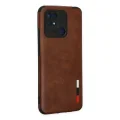 BUĞZ Xiaomi Redmi 10c Kılıf Loop Deri Silikon - Kahverengi