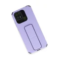 BUĞZ Xiaomi Redmi 10c Kılıf Mega Standlı Silikon - Lila