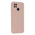 BUĞZ Xiaomi Redmi 10c Kılıf Nano İçi Kadife Silikon - Pudra