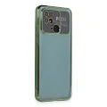 BUĞZ Xiaomi Redmi 10c Kılıf Razer Lensli Silikon - Yeşil