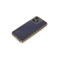 BUĞZ Xiaomi Redmi 12 Kılıf Razer Lensli Silikon - Gold