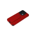BUĞZ Xiaomi Redmi 12c Kılıf Mega Standlı Silikon - Kırmızı