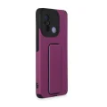 BUĞZ Xiaomi Redmi 12c Kılıf Mega Standlı Silikon - Mor
