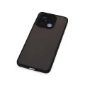 BUĞZ Xiaomi Redmi 12c Kılıf Montreal Silikon Kapak - Siyah