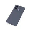 BUĞZ Xiaomi Redmi 12c Kılıf Nano İçi Kadife Silikon - Gri
