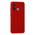 BUĞZ Xiaomi Redmi 12c Kılıf Nano İçi Kadife Silikon - Kırmızı